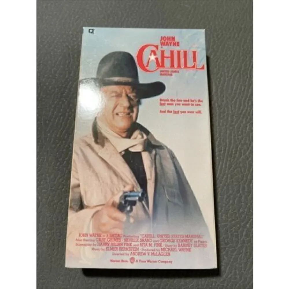 Cahill United States Marshall VHS Movie Tape Western John Wayne 1980